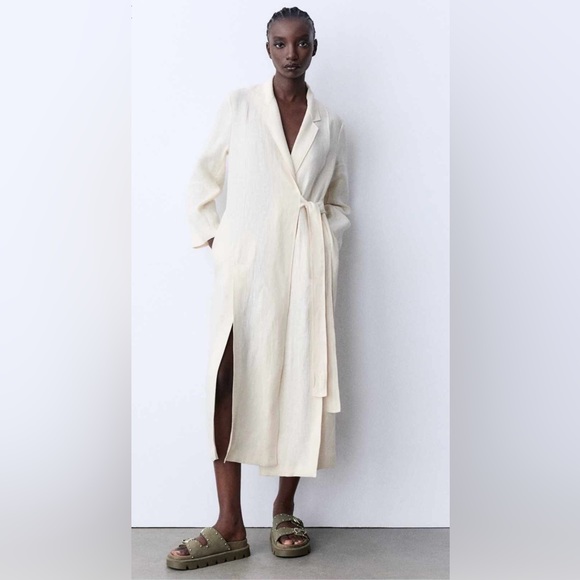 Zara Khaki Buckle Sandals - Picture 16 of 16